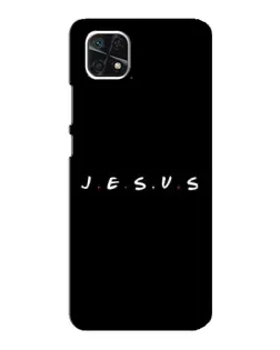 Чехол для Samsung Galaxy A22 5G с картинкой «Точки веры J.E.S.U.S.»