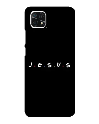 Чехол для Samsung Galaxy A22 5G с картинкой «Точки веры J.E.S.U.S.»