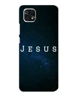 Чехол для Samsung Galaxy A22 5G с картинкой «Звездное небо Jesus»