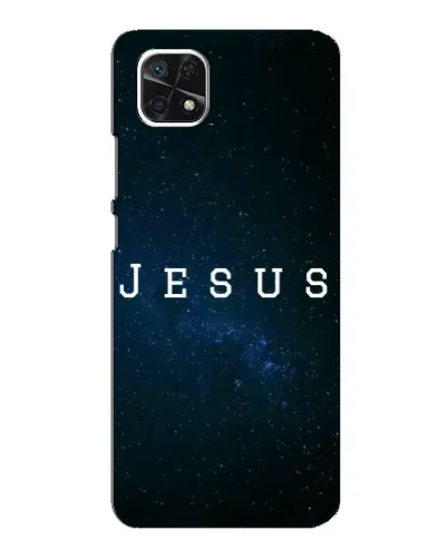Чехол для Samsung Galaxy A22 5G с картинкой «Звездное небо Jesus»