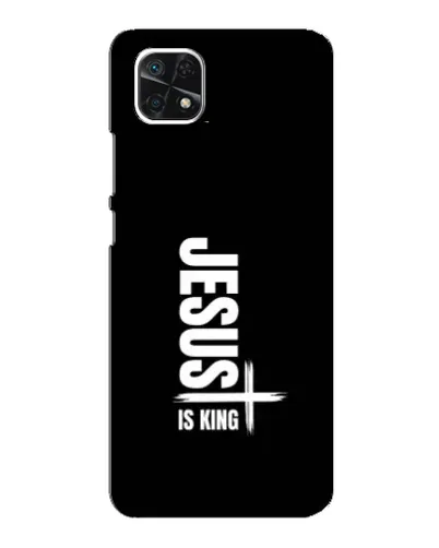 Чехол для Samsung Galaxy A22 5G с картинкой «Вертикаль веры Jesus»
