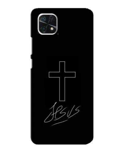 Чохол для Samsung Galaxy A22 5G з картинкою «Графічний хрест Jesus» Чохол для Samsung Galaxy A22 5G з картинкою «Графічний хрест Jesus»
