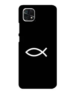 Чохол для Samsung Galaxy A22 5G з картинкою «Символ риби Jesus» Чохол для Samsung Galaxy A22 5G з картинкою «Символ риби Jesus»