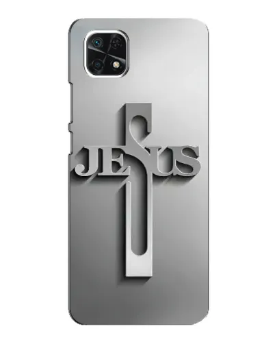 Чохол для Samsung Galaxy A22 5G з картинкою «Металевий хрест Jesus» Чохол для Samsung Galaxy A22 5G з картинкою «Металевий хрест Jesus»