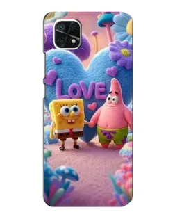 Чехол для Samsung Galaxy A22 5G с картинкой «Губка Боб Патрик»