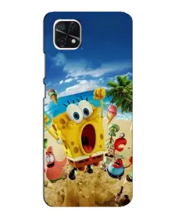 Чехол для Samsung Galaxy A22 5G с картинкой «Развлечения на пляже»