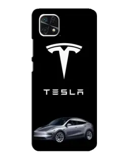 Чехол для Samsung Galaxy A22 5G с картинкой «Tesla Model Y»
