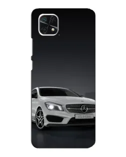 Чехол для Samsung Galaxy A22 5G с картинкой «Mercedes AMG GT Silver»