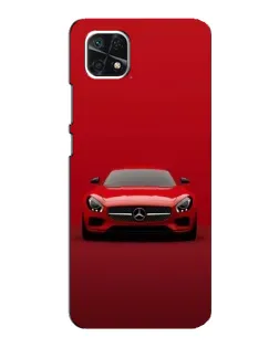 Чехол для Samsung Galaxy A22 5G с картинкой «Красный Mercedes AMG»