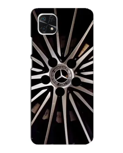 Чехол для Samsung Galaxy A22 5G с картинкой «Диск Mercedes»