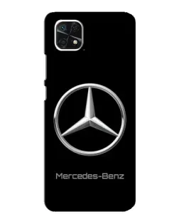Чехол для Samsung Galaxy A22 5G с картинкой «Mercedes Silver Logo»