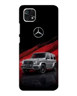 Чехол для Samsung Galaxy A22 5G с картинкой «Mercedes G-Class красный»