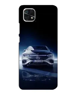 Чехол для Samsung Galaxy A22 5G с картинкой «Ночной Mercedes EQ»