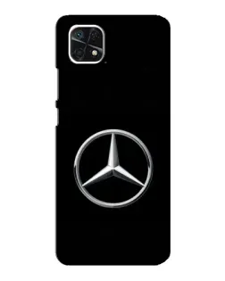 Чехол для Samsung Galaxy A22 5G с картинкой «Mercedes классический лого»