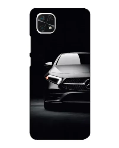 Чехол для Samsung Galaxy A22 5G с картинкой «Свет фар Mercedes»