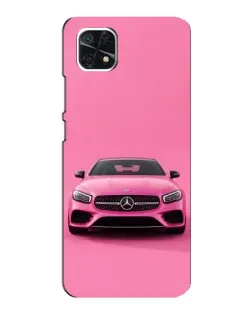 Чохол для Samsung Galaxy A22 5G з картинкою «Рожевий Mercedes AMG»