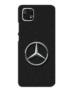 Чохол для Samsung Galaxy A22 5G з картинкою «Карбоновий Mercedes стиль»