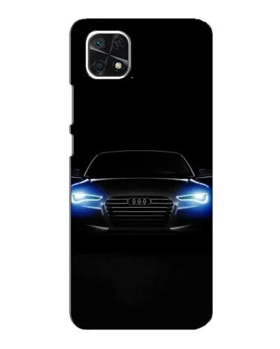 Чехол для Samsung Galaxy A22 5G с картинкой «Audi в неоне» Чехол для Samsung Galaxy A22 5G с картинкой «Audi в неоне»