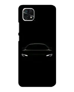 Чехол для Samsung Galaxy A22 5G с картинкой «Взгляд Audi в темноте»