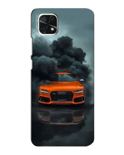 Чехол для Samsung Galaxy A22 5G с картинкой «Audi в облаках дыма» Чехол для Samsung Galaxy A22 5G с картинкой «Audi в облаках дыма»