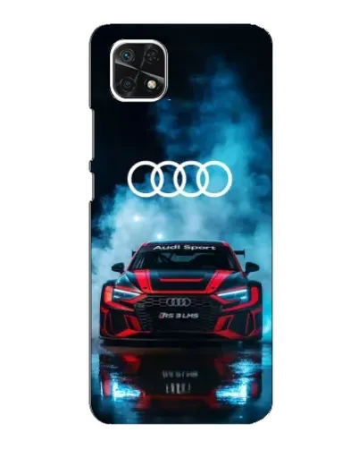 Чехол для Samsung Galaxy A22 5G с картинкой «Audi Sport — неон» Чехол для Samsung Galaxy A22 5G с картинкой «Audi Sport — неон»