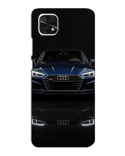 Чехол для Samsung Galaxy A22 5G с картинкой «Audi — ночное отражение» Чехол для Samsung Galaxy A22 5G с картинкой «Audi — ночное отражение»