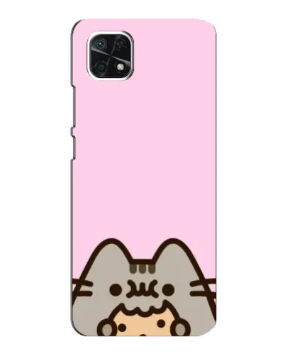 Чехол для Samsung Galaxy A22 5G с картинкой «Pusheen и печенье» Чехол для Samsung Galaxy A22 5G с картинкой «Pusheen и печенье»