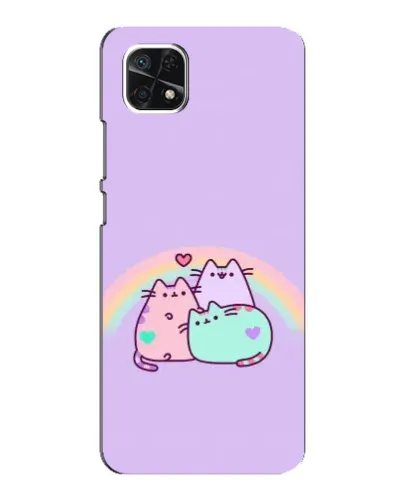 Чехол для Samsung Galaxy A22 5G с картинкой «Радужные Пушины» Чехол для Samsung Galaxy A22 5G с картинкой «Радужные Пушины»