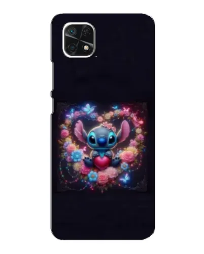 Чохол для Samsung Galaxy A22 5G з картинкою «Stitch у квітах» Чохол для Samsung Galaxy A22 5G з картинкою «Stitch у квітах»