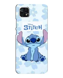 Чохол для Samsung Galaxy A22 5G з картинкою «Stitch серед квітів» Чохол для Samsung Galaxy A22 5G з картинкою «Stitch серед квітів»
