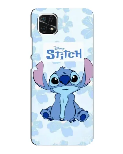 Чохол для Samsung Galaxy A22 5G з картинкою «Stitch серед квітів» Чохол для Samsung Galaxy A22 5G з картинкою «Stitch серед квітів»