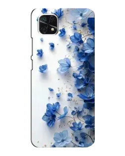 Чохол для Samsung Galaxy A22 5G з картинкою «Блакитний квітковий каскад» Чохол для Samsung Galaxy A22 5G з картинкою «Блакитний квітковий каскад»