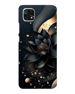 Чохол для Samsung Galaxy A22 5G з картинкою «Чорний лотос» Чохол для Samsung Galaxy A22 5G з картинкою «Чорний лотос»