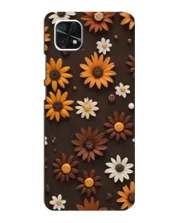 Чохол для Samsung Galaxy A22 5G з картинкою «Візерунок з маленьких соняшників» Чохол для Samsung Galaxy A22 5G з картинкою «Візерунок з маленьких соняшників»