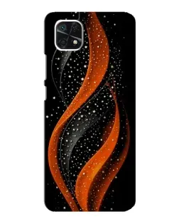 Чохол для Samsung Galaxy A22 5G з картинкою «Вогняна зоряна хвиля»