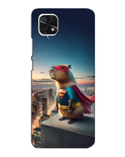Чехол для Samsung Galaxy A22 5G с картинкой «Капи-мен супергерой» Чехол для Samsung Galaxy A22 5G с картинкой «Капи-мен супергерой»