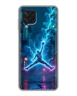 Чохол для Samsung Galaxy A22 з картинкою «Jordan Gold Jumpman» Чохол для Samsung Galaxy A22 з картинкою «Jordan Gold Jumpman»