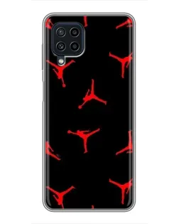 Чохол для Samsung Galaxy A22 з картинкою «Jordan Red Pattern» Чохол для Samsung Galaxy A22 з картинкою «Jordan Red Pattern»