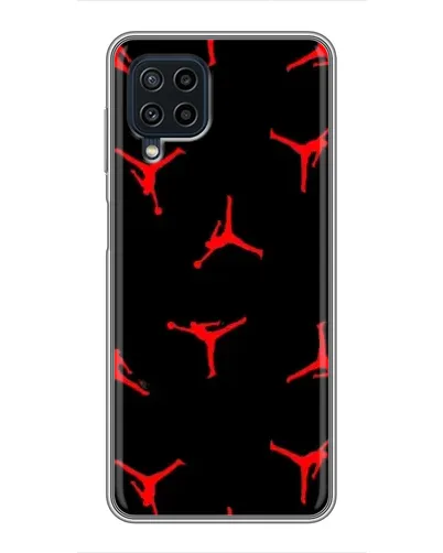 Чохол для Samsung Galaxy A22 з картинкою «Jordan Red Pattern» Чохол для Samsung Galaxy A22 з картинкою «Jordan Red Pattern»