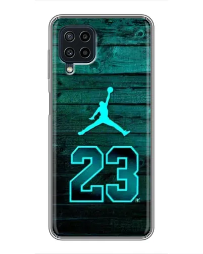 Чохол для Samsung Galaxy A22 з картинкою «Jordan Cyan 23» Чохол для Samsung Galaxy A22 з картинкою «Jordan Cyan 23»