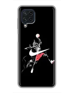Чохол для Samsung Galaxy A22 з картинкою «Jordan Jumpman»