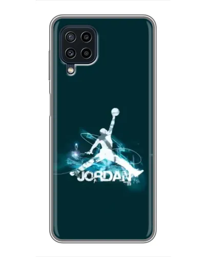 Чохол для Samsung Galaxy A22 з картинкою «Jordan Blue Fire» Чохол для Samsung Galaxy A22 з картинкою «Jordan Blue Fire»