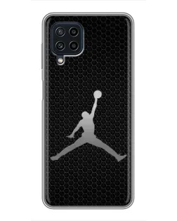 Чохол для Samsung Galaxy A22 з картинкою «Jordan Dark Carbon»