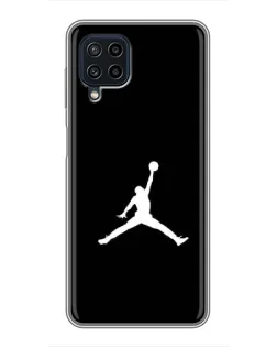 Чохол для Samsung Galaxy A22 з картинкою «Jordan Silhouette»
