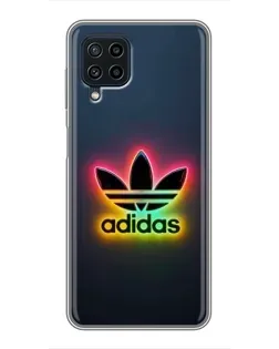 Чохол для Samsung Galaxy A22 з картинкою «Неоновий Adidas»
