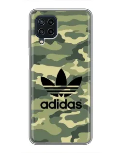 Чохол для Samsung Galaxy A22 з картинкою «Мілітарі стиль Adidas»