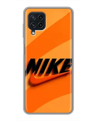 Чохол для Samsung Galaxy A22 з картинкою «Помаранчевий драйв Nike»