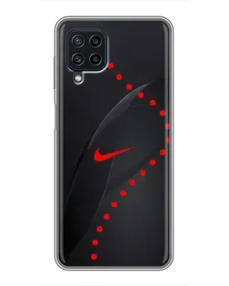 Чохол для Samsung Galaxy A22 з картинкою «Абстрактний дизайн Nike»