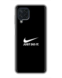Чохол для Samsung Galaxy A22 з картинкою «Мінімалізм від Nike»