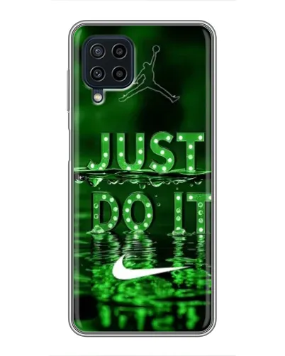 Чохол для Samsung Galaxy A22 з картинкою «Зелений неоновий Nike»